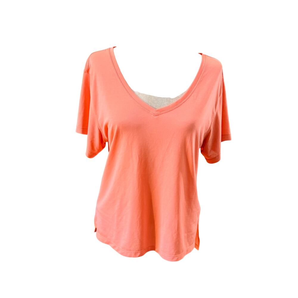 Lululemon Pink V-Neck T-Shirt